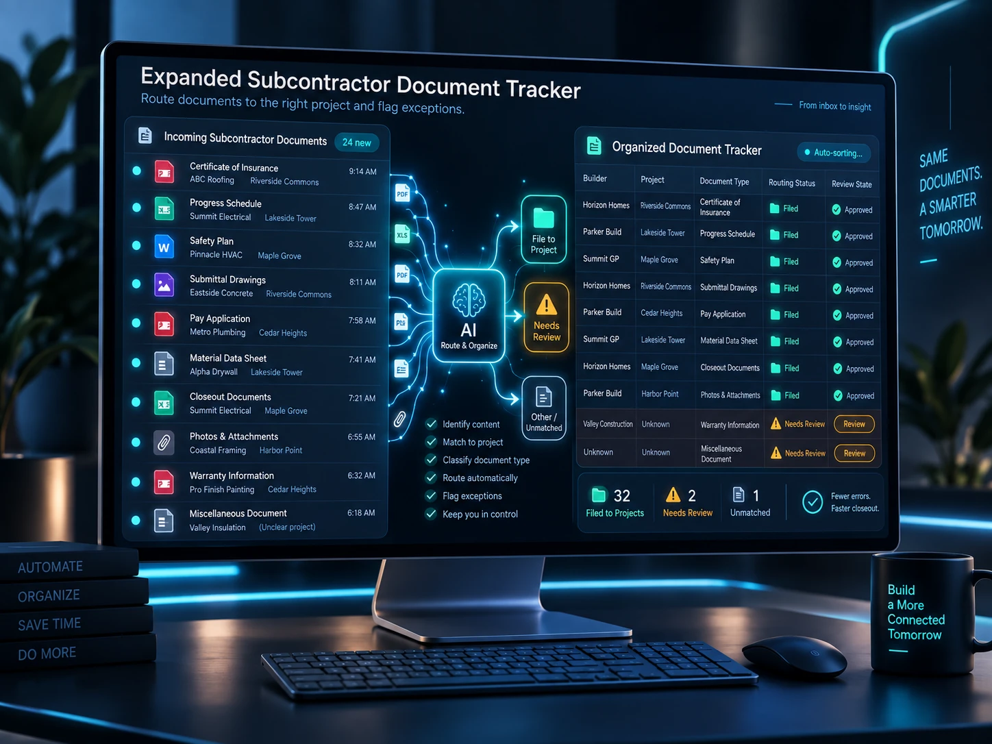 Expanded Subcontractor Document Tracker cover