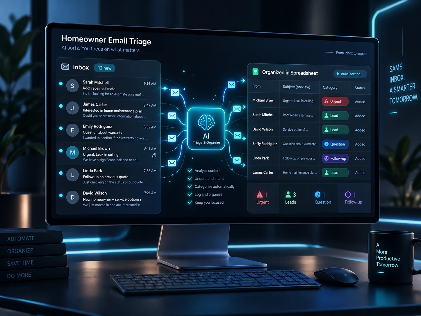 Homeowner Email Triage cover