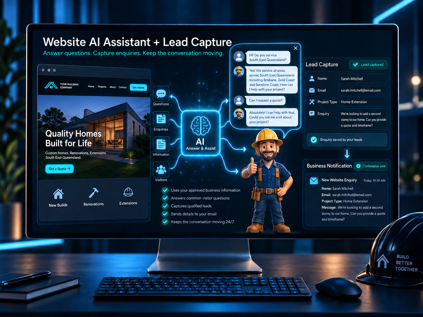 Website AI Assistant + Lead Capture cover